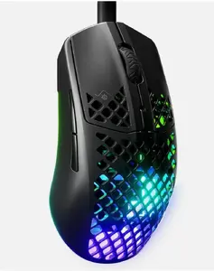 Игровая мышь SteelSeries Aerox 3 Onyx — правая, оптическая 8500 DPI, USB Type-C, 6 кнопок, 1 мс отклик, 35 G, чёрная