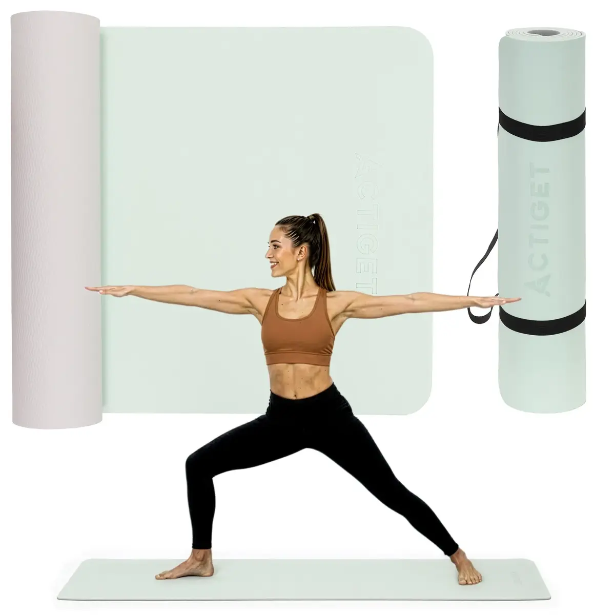 Exercise mat Springos ACT0024 TPE 183×61×0.6 cm Photo 3