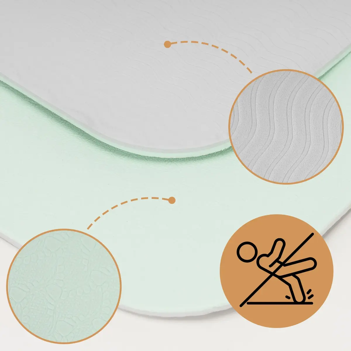 Exercise mat Springos ACT0024 TPE 183×61×0.6 cm Photo 6