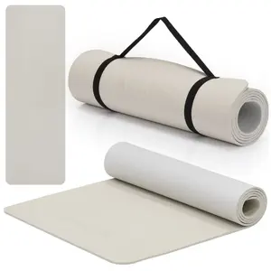 Exercise mat Springos ACT0025 — TPE rectangular mat 183×61 cm, 0.6 cm thickness, folding diameter 12.5 cm, carrying strap