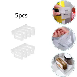 Partition Board Riff Universal Strong for Refrigerator Side Door Divider, adjustable 8–12 cm, pack of 5