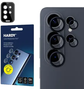 Защитное стекло для камеры 3MK Hardy Lens Protection Pro Black для Samsung Galaxy S26 Ultra