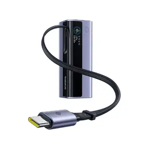 Portatīvais Power Bank Baseus EnerGeek GR11 20000 mAh LiPo 145W, 2× USB-C + 1× USB-A, 20V, melns