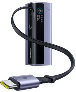 Portable Power Bank Baseus EnerGeek GR11 20000 mAh LiPo 145W, 2× USB-C + 1× USB-A, 20V, Black