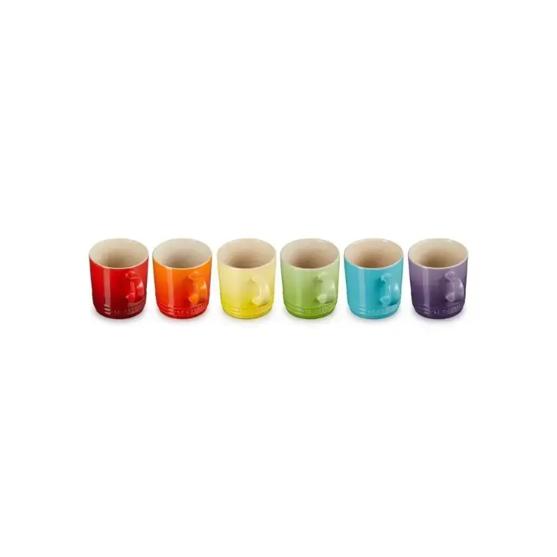 Le Creuset stoneware mugs set of 6 350 ml Photo 2