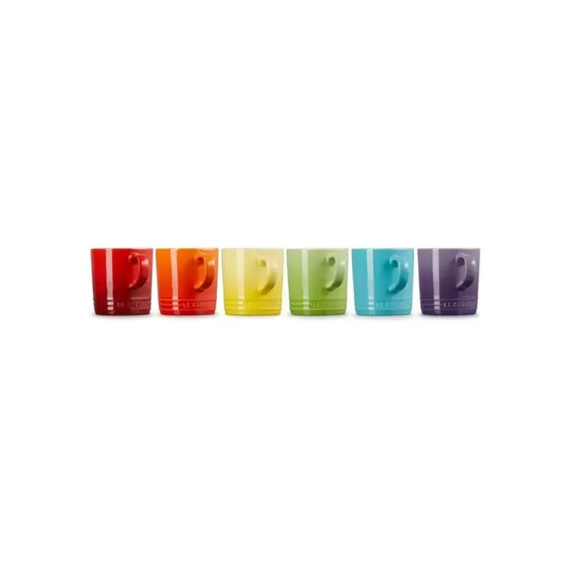 Le Creuset stoneware mugs set of 6 350 ml Photo 3