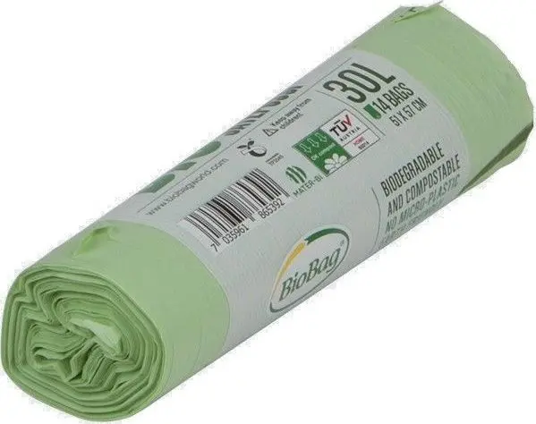 Компостируемые пакеты BioBag 30 л 14 шт./рулон Photo 3