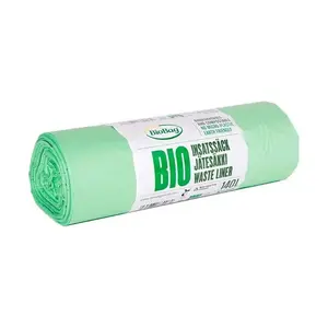 Compostable garbage bags BioBag 140L 17 µm 87×130 cm (3 pcs/roll) green