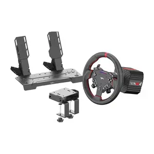 Direct Drive Racing Wheel Bundle PXN VD4 — 4 Nm Force Feedback, 11" Steering Wheel, 2-Pedal Set
