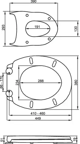 Toilet seat Fala 75467 Photo 11