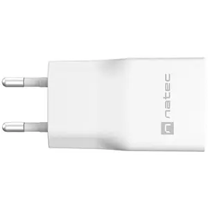 Power adapter NATEC Ribera NUC-2376 — 1× USB-A, 1× USB-C, 3 A output