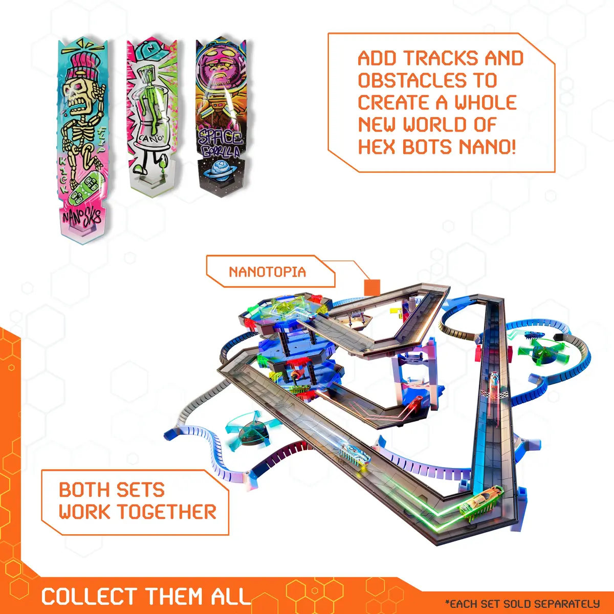 HexBug HEX BOTS Nano Land — игровой набор с 3 наноботами Photo 4