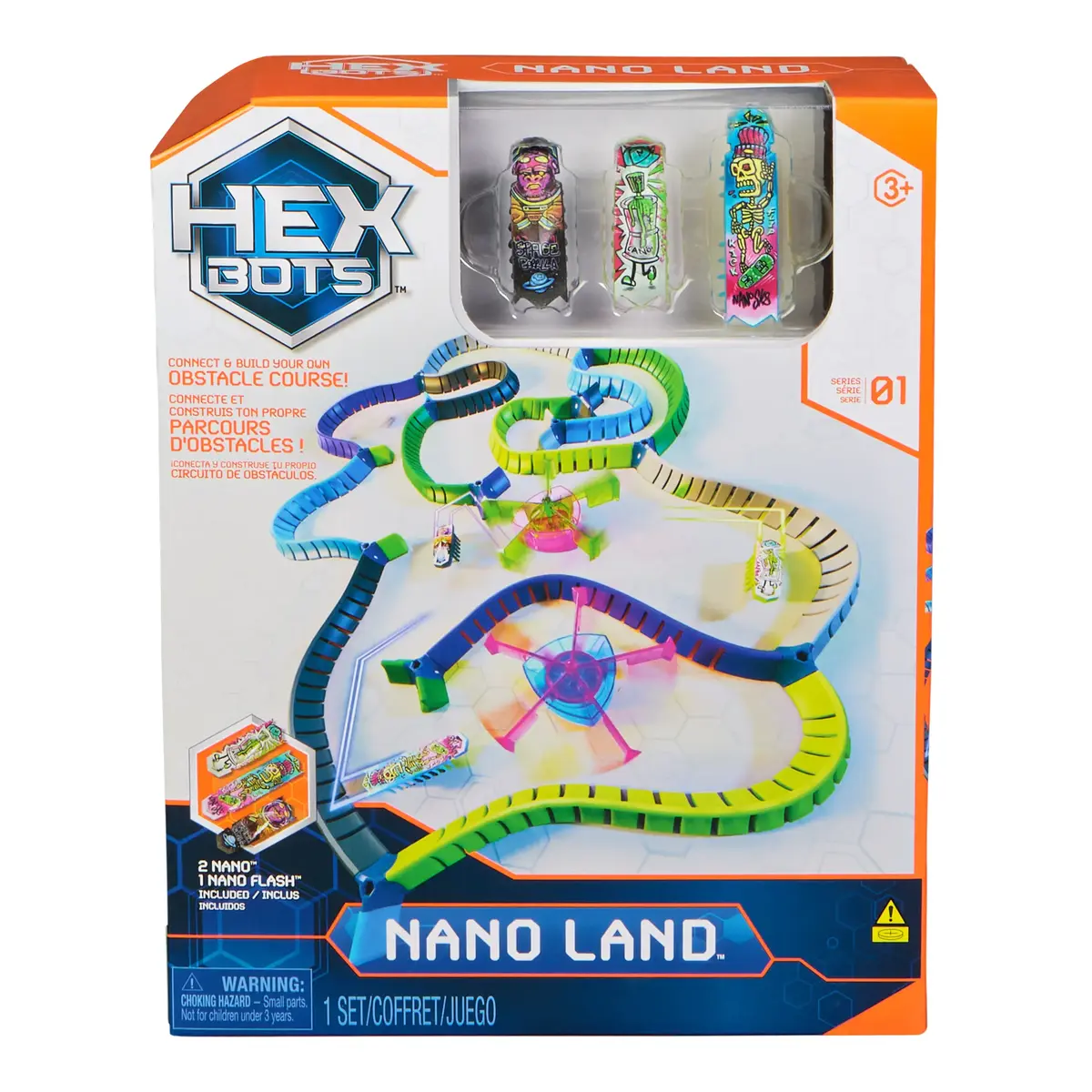 HexBug HEX BOTS Nano Land — игровой набор с 3 наноботами Photo 9
