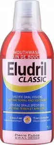 Mouthwash Eludril Classic 1 L (Pierre Fabre) — antiseptic oral rinse, bottle without pump