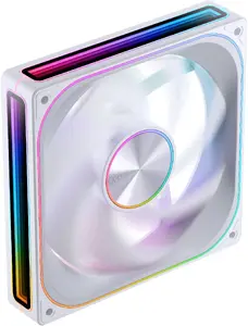 140mm Jonsbo ZA-140W PWM ARGB case fan, white, Infinity Mirror