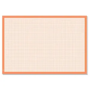 Подкладка для стола Sigel HO270 — бумажная, оранжево-белая, 595×410 мм