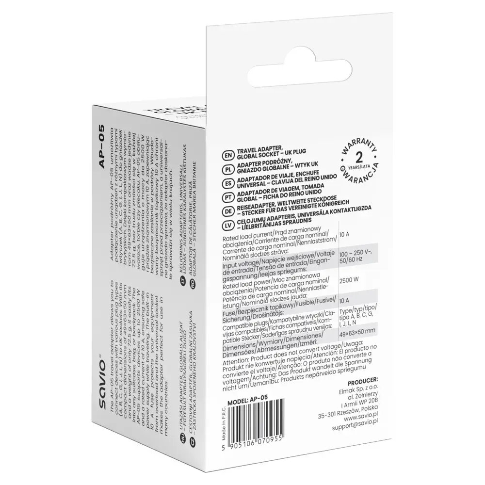 SAVIO AP-05 power adapter/inverter 2500 W Photo 5