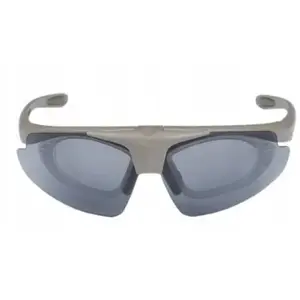 Shooting Glasses WOSPORT 6055T with 3 Interchangeable Lenses and Adjustable Strap