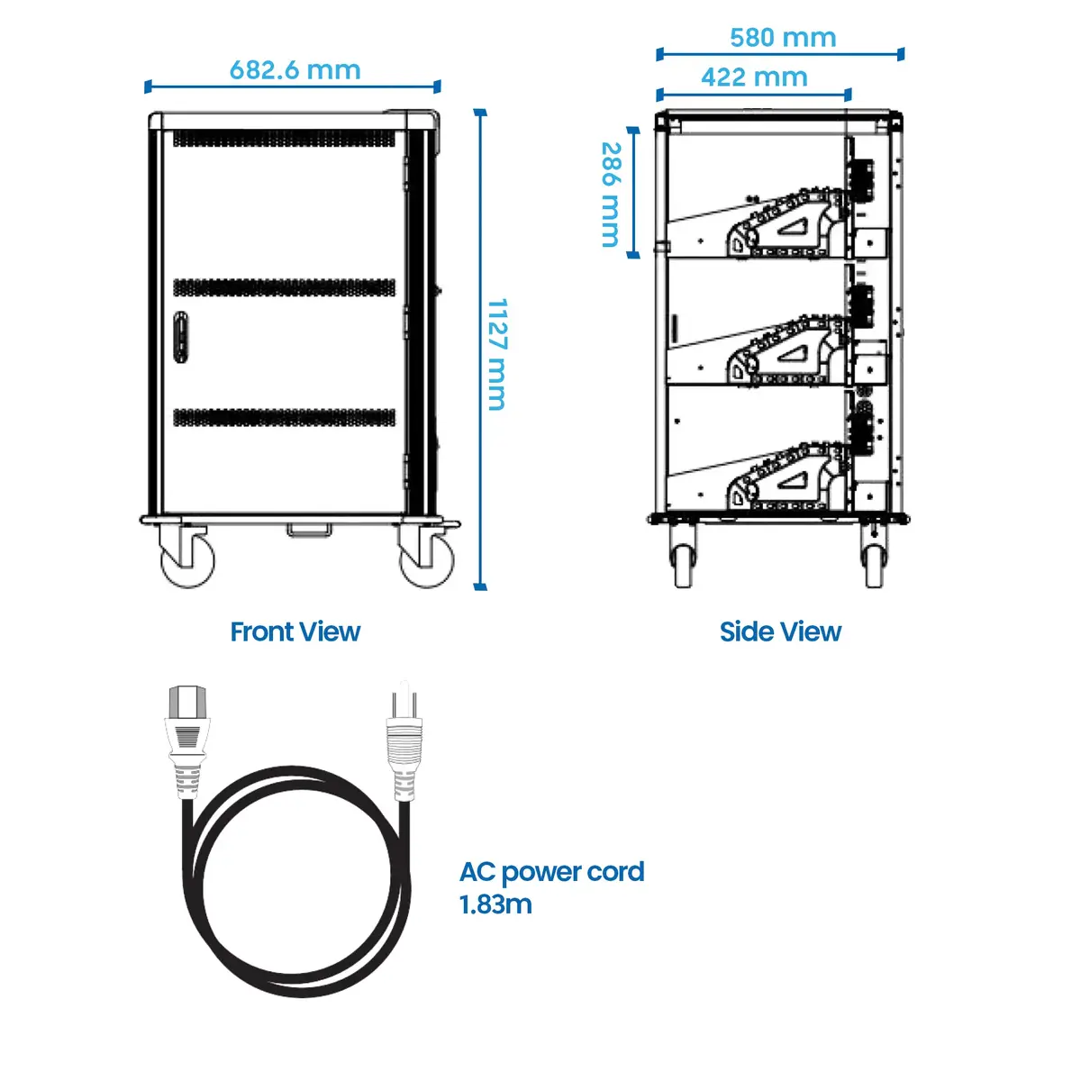 Ewent EW1701 портативный шкаф для устройств Photo 9