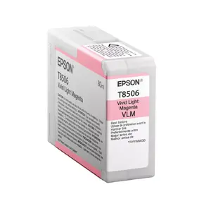 Картридж Epson Singlepack Light Magenta T850600, пигментные чернила 80 мл, 1 шт