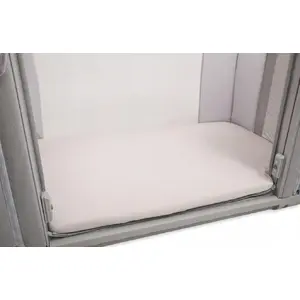Простыня на резинке Multitex Muslin 58×110×8 см – дышащая марлевая простыня для люльки/матраса