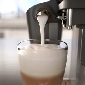 Silky smooth milk froth thanks to high speed LatteGo system