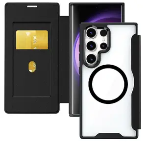 Флип-кейс 4smarts Urban Pro для Samsung Galaxy S26 Ultra, для экрана до 17.5 см (6.9"), черный, 1 карман для карт