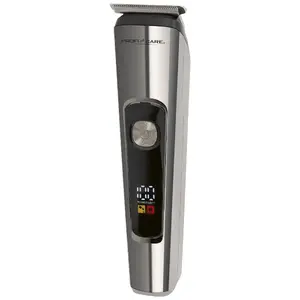 Hair trimmer Profi-Care PC-HSM/R 3143 — chrome, stainless steel blade, built-in Li-Ion, 180 min runtime, LED battery indicator