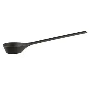 Sauna ladle RENTO Kauss pirtij Rento – biocomposite dark brown/black, long handle, droplet-shaped