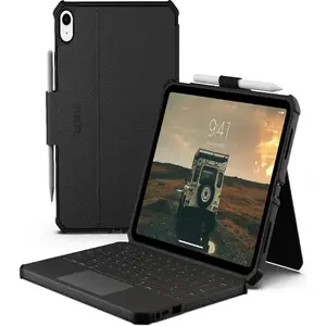 Keyboard Case with Trackpad, urban armor gear UAG 1K4006B14040 for Apple iPad 11" (2025) / iPad 10.9" (2022) / iPad Air 11" (2025 & 2024) — black