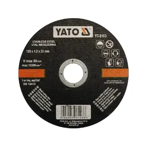 Отрезной диск YATO YT-6103 — 125 мм для нержавеющей стали, 5 шт.