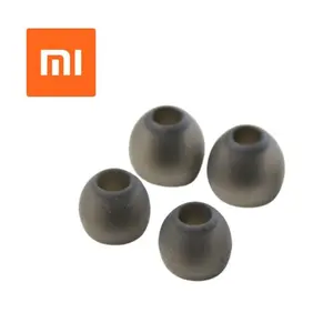 Silicone Universal Replacement Earpads for In‑Ear Headphones, Xiaomi, 2 Pairs (M 13 mm, S 10 mm) Gray‑Black