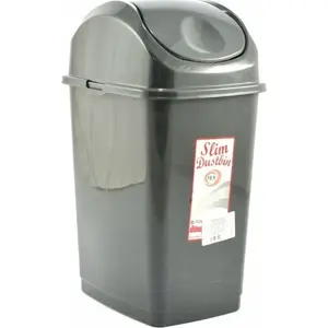 Triton tilt-out waste container SLIM 18 L gray 290×235×461 mm