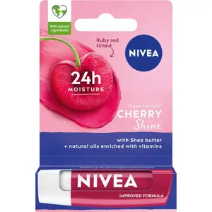 Lip balm Nivea Cherry Shine tinted protective balm 4.8 g