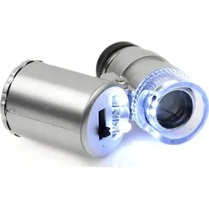 Pocket Microscope GEKO G03218 — handheld magnifier, magnification 1x/20x/400x