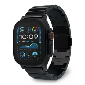 Siksniņa viedpulksteni Decoded Traction Band Black Titanium — plaukstas izmērs 130–225 mm, 1 gab.
