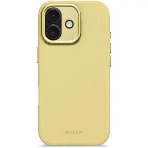 Mobilā tālruņa vāciņš Decoded D25IPO17BCS9YW priekš Apple iPhone 17, vāciņš, der līdz 16 cm (6.3"), dzeltens, mikrošķiedra un PU