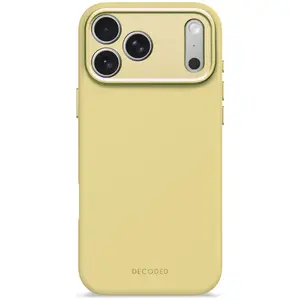 Силиконовый чехол Decoded для Apple iPhone 17 Pro Max, для экрана 6.9" (17,5 см), жёлтый