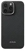 Viedtālruņa vāciņš Pitaka MagEZ Case 6 600D priekš iPhone 16 Pro melni‑pelēks twill