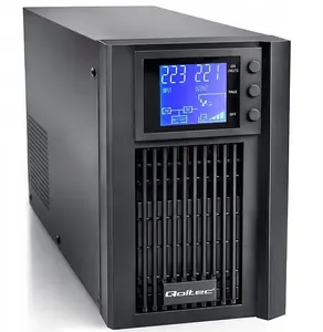 UPS QOLTEC Pure Sine Wave 1 kVA 800 W ar AVR un LCD displeju