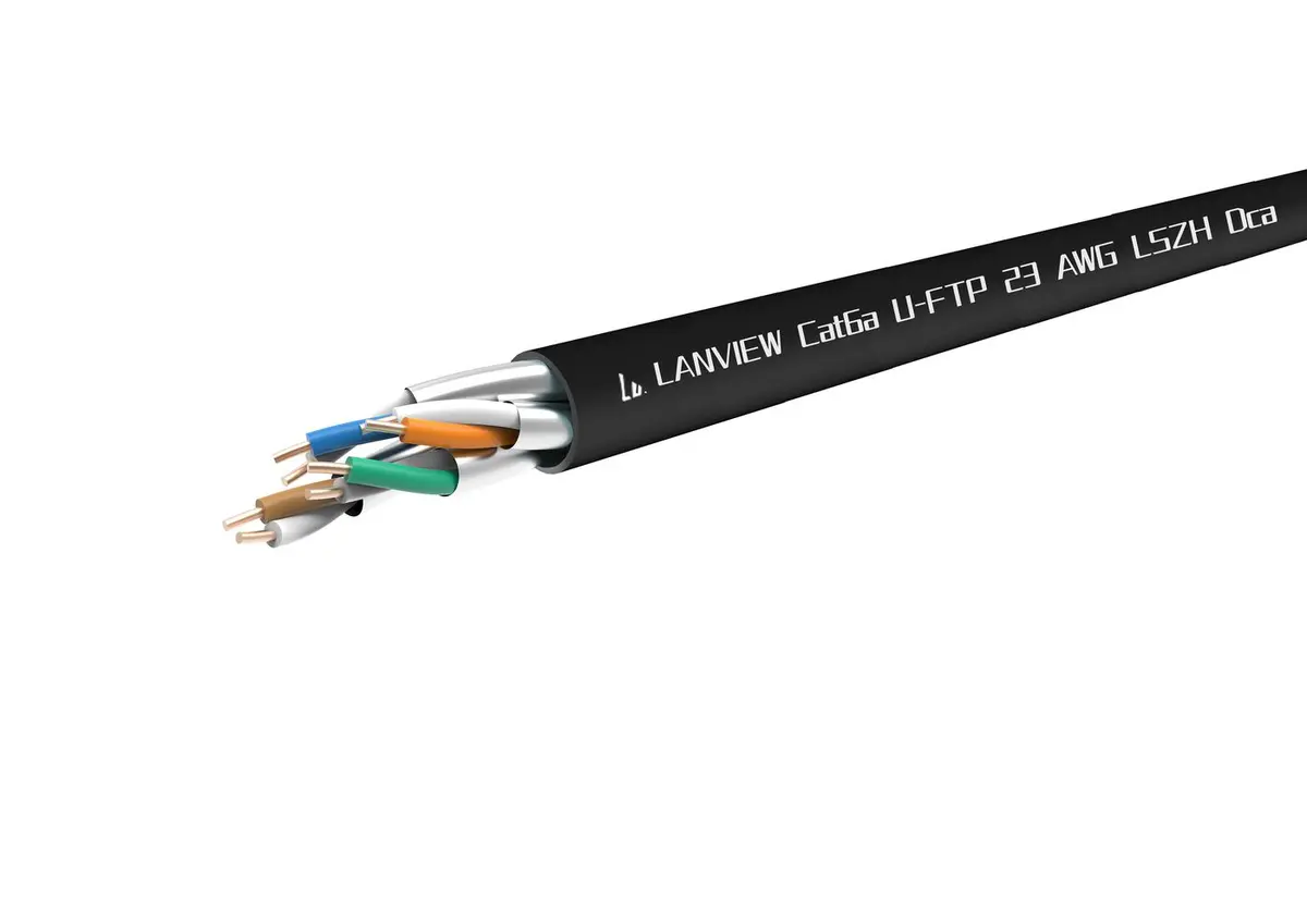Tīkla kabelis Lanview LVN122433 Cat6a U/FTP