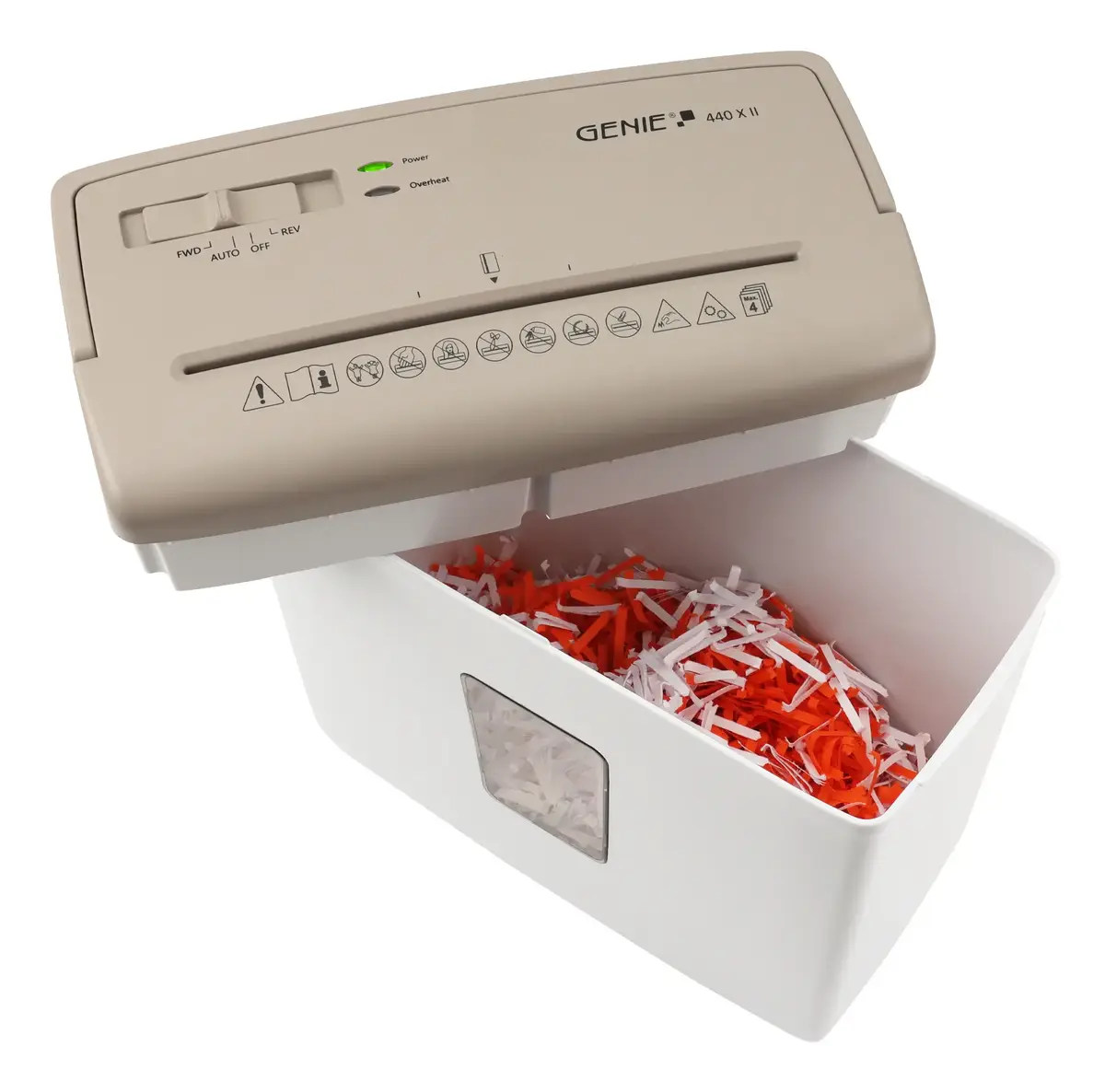 Genie 440 X II Paper Shredder Cross-Cut Photo 7