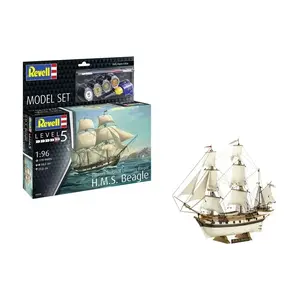 Plastic model kit REVELL Revell H.M.S. Beagle — scale not specified, assembly model ship