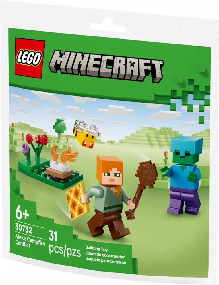 LEGO Minecraft 30732 Alex's Campfire Conflict set Photo 2