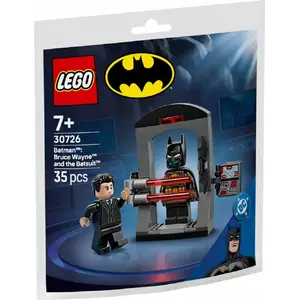 LEGO bricks set 30726 Batman: Bruce Wayne and the Batsuit — minifigures and buildable Batsuit