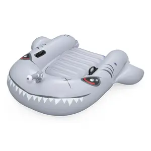 Надувной детский плот-кикборд Bestway Sharkventure, 1090×1170×260 мм, PVC/PP