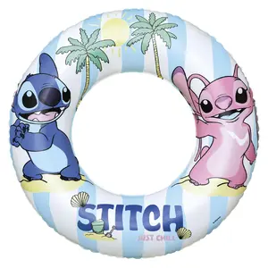 Надувной плавательный круг Bestway Disney Stitch для детей, ПВХ, Ø48 см, макс. нагрузка 60 кг