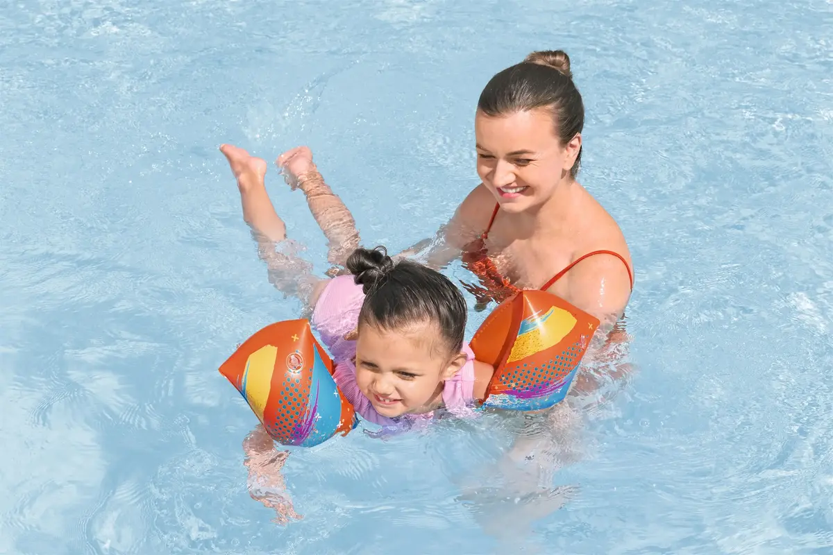 Bestway Swim Safe ABC Colorify ToughLite S/M нарукавники Photo 5