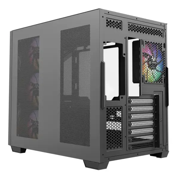 Корпус XYZ PC GEAR QUBEX Cube Black Photo 3