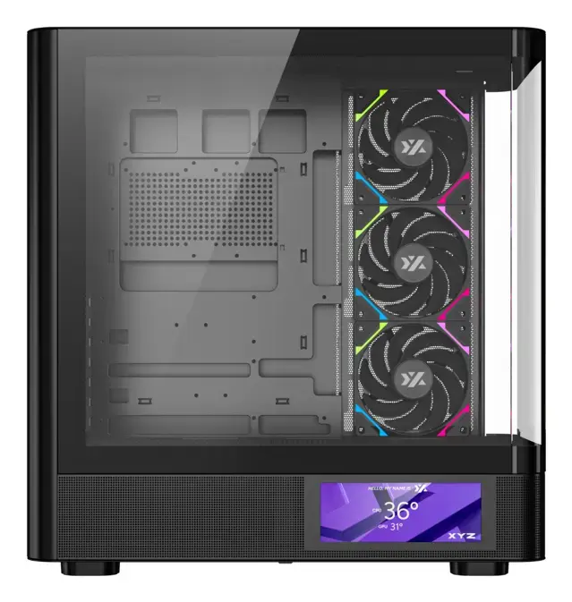 XYZ PC GEAR QUANTUM PRO Midi Tower korpuss Photo 2